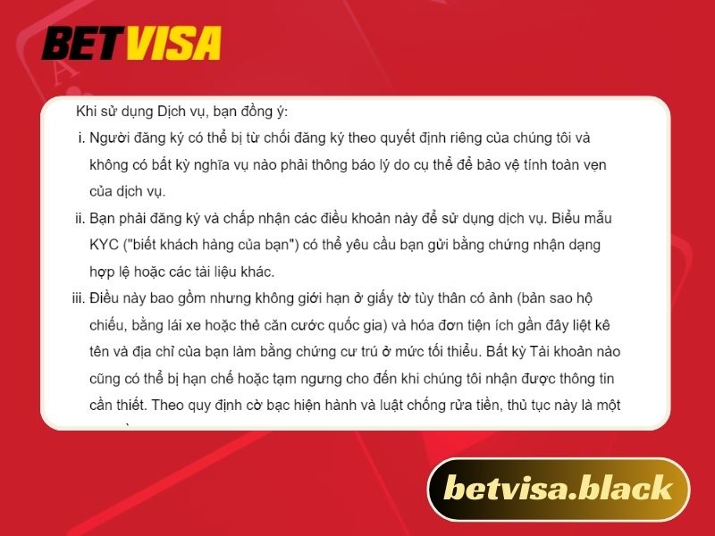 Đăng ký Betvisa
