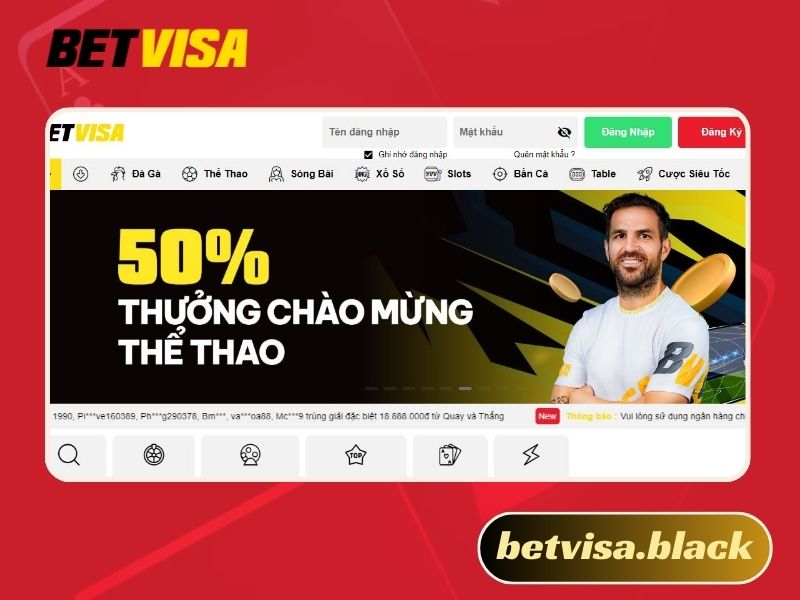 Rút tiền Betvisa
